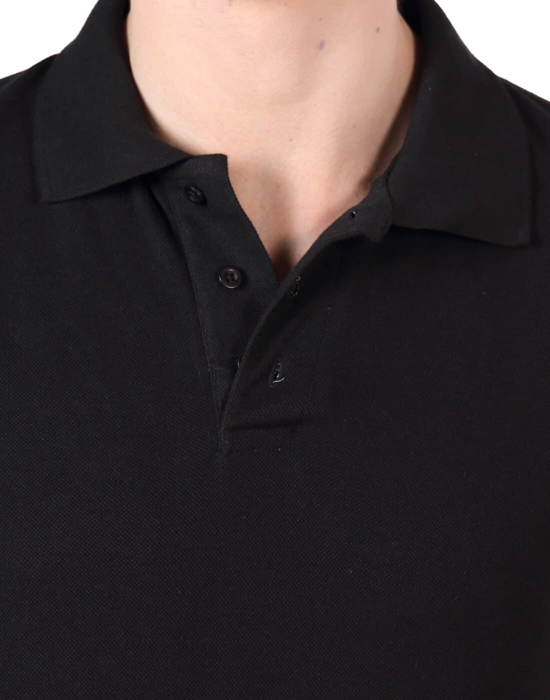 Men's Black Polo T-Shirt - Classic Fit
