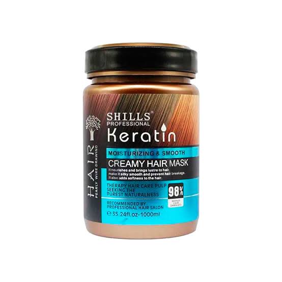 Keratin Creamy Hair Mask 1kg - Smooth & Shine Hair