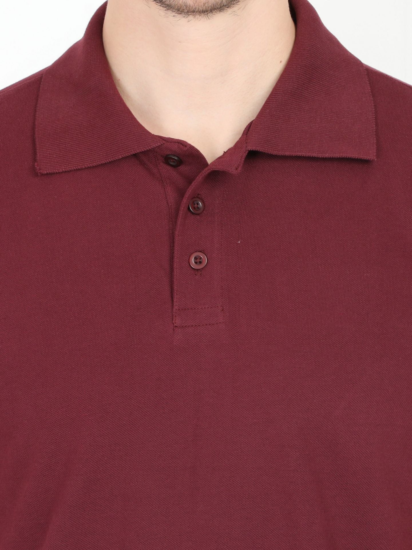 Maroon Polo T Shirt for Men - Perfect for Everyday Wear