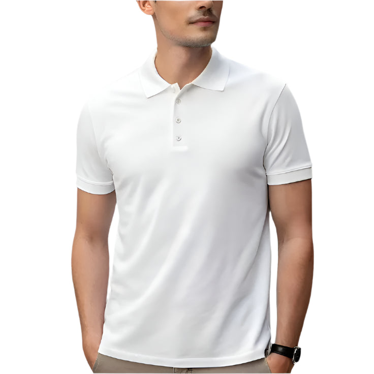 Stylish White Polo T-Shirt for Men